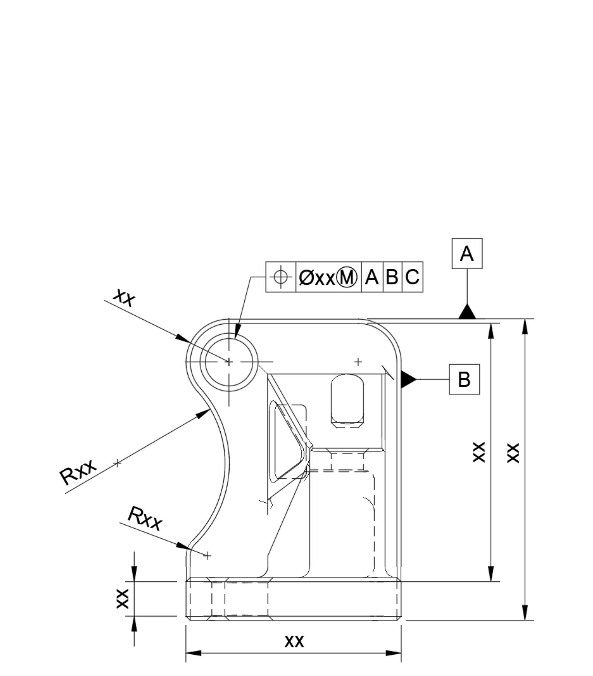 Aerospace Component – Drafting Representation
